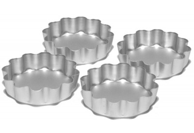 Silverwood Mini Quiche Trays - Set of 4 (9cm / 3.5 inch)